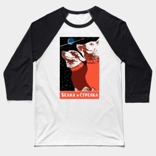 Russian Space Dogs Baseball T-Shirt